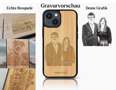 INDIVIDUEL iPhone 15 Pro bambou plastique